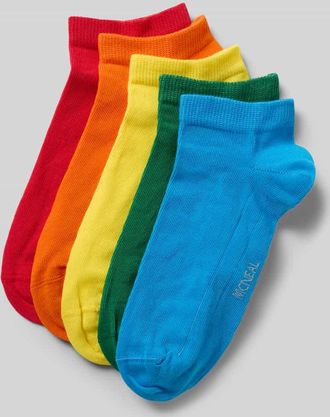 Mc Neal Sneakersocken aus Baumwoll-Mix in 5er-Pack in Blau, Gr&ouml;&szlig;e 39/42