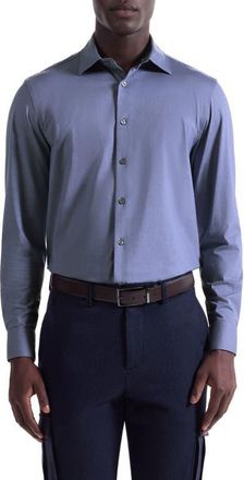 Bugatchi Jimmy OoohCotton Button-Up Shirt in Thistle at Nordstrom, Size Xx-Large