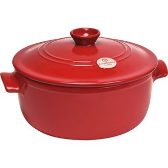 Emile Henry Flame Round Stewpot Dutch Oven, 5.5 Quart in Red at Nordstrom