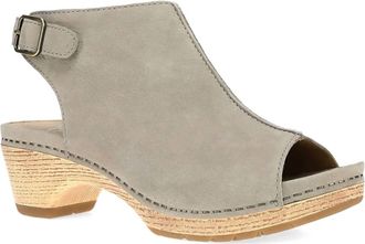 Dansko Womens Lizzy Wedge Sandals In Taupe