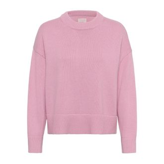 Part Two Ronde hals knitwear - Dames - Ronde hals truien - Roze - L - Truien & Vesten