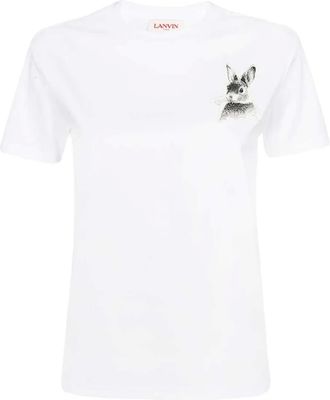 Lanvin T-shirt con applicazione - Bianco