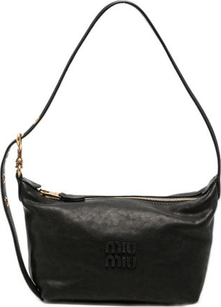 Miu Miu Mini Spirit Logo-embossed Leather Mini Bag