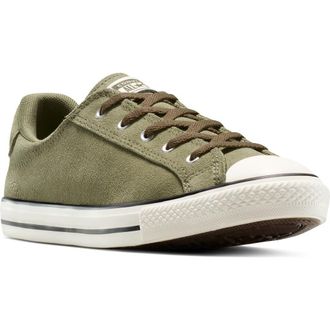 Converse Chuck Taylor All Stair Dainty Suede Sneaker in Utility/Egret/Utility at Nordstrom Rack, Size 6