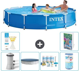 Intex Piscina Con Estructura Redonda - 366x76 Cm - 7-piezas S208