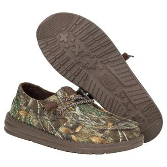 Hey Dude Wendy Realtree Edge 43055-2FT Womens Brown Camo Casual Shoes POSH047