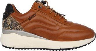Pikolinos Sella Sneaker - Dames - Sneakers - Bruin - 36 EU - Leer - Schoenen