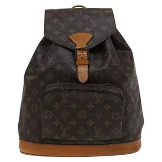 Louis Vuitton Pre-owned Tela backpacks - - Pre-owned - Donna - Marrone - ONE SIZE