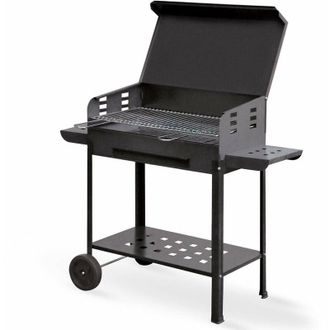 Bauer Barbecue a Carbone Carbonella 60x40cm con Griglia Regolabile su 3 Livelli Bauer