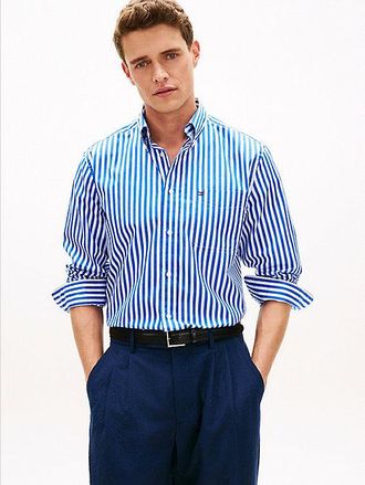 Tommy Hilfiger Classic Fit Stripe Poplin Shirt