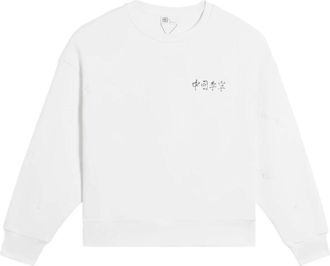 Li-Ning (WMNS) Li-Ning Small Logo Sweatshirt White AWDSC94-3