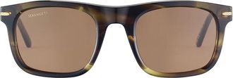Serengeti Eyewear Charlton Polarized SS576001 Mens Sunglasses Tortoiseshell Size 52