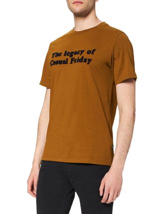 Casual Friday Mens Thor applicated t-Shirt, 191034/Breen, S