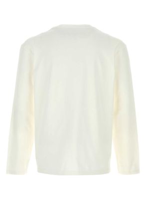 Jil Sander Logo-Embroidered Cotton T-shirt - White