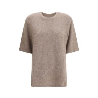 Loulou Studio Donna, Maglie, Beige, M, new