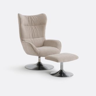 La Redoute Interieurs Draaibare fauteuil en voetensteun Oriana