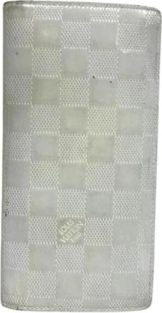 Louis Vuitton Pre-owned Lange portemonnee (bi-fold) - unisex - Vintage Accessoires - Grijs - ONE Size - Leer - Vintage