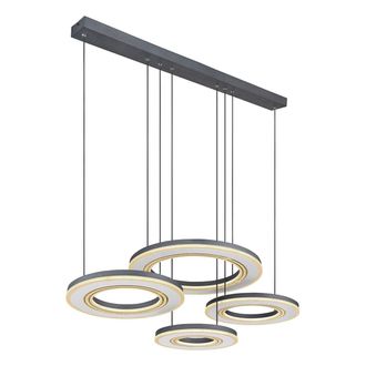 Globo Lighting L&aacute;mpara Colgante - Blasius - Negro - Metal - Gran L&aacute;mpara - Globo