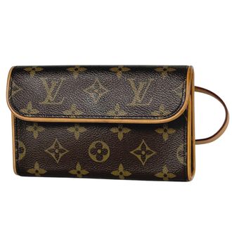Louis Vuitton Monogram Brown Monogram Fanny Pack Sling Bag (Pre-Owned)