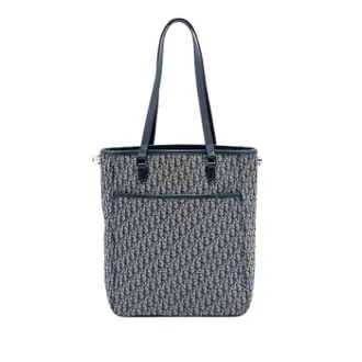 Dior Pre-owned Tote Bags, female, Blue, Size: ONE SIZE Pre-owned Vintage Canvas Tote Bag