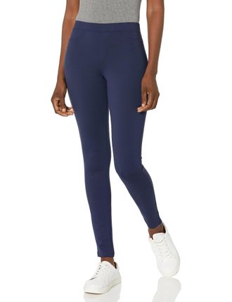 Hue Womens Ponte Leggings, Peacoat, S