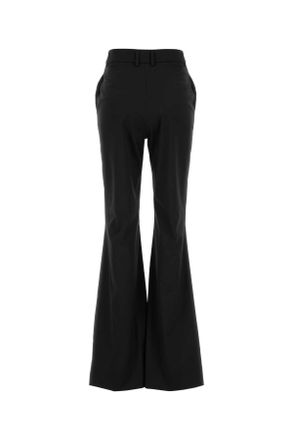 Pantaloni Torino High-Waist Flared Trousers - Black