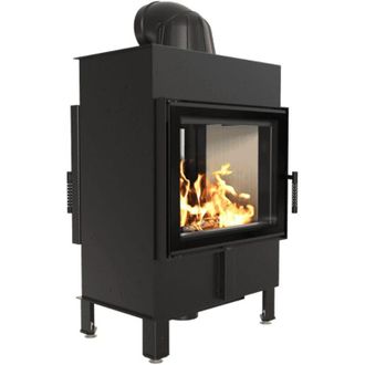Kratki Kamineinsatz aus Stahl KRATKI LUCY TUNNEL 12 kW &Oslash; 200