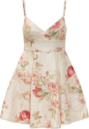 Zimmermann Roselight Mini Dress - female - Zimmermann - Short Dresses - Multicolor - 2XS - Dresses