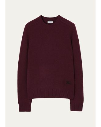 Burberry Constance Cashmere-Blend Crewneck Sweater