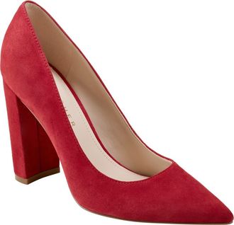 Marc Fisher Abilene Pointed Toe Pump in Medium Red at Nordstrom Rack, Size 7.5