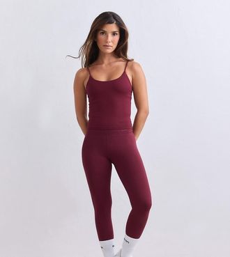 Aim'n Petite - Sense - Leggings color merlot-Rosso