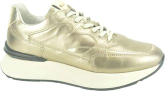 Nero Giardini Gold Runner Sneakers - Dames - Sneakers - Geel - 40 EU - Leer - Schoenen