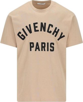 Givenchy Paris Embroidery Cotton T-Shirt