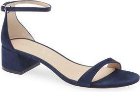 Stuart Weitzman Nudist Block Heel Sandal in Nice Blue at Nordstrom Rack, Size 5