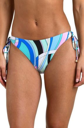 Sunshine 79 Studio Swirl Side Tie Bikini Bottoms in Seafoam at Nordstrom, Size 12