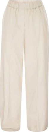 PESERICO Pantaloni sportivi con vita elasticizzata - Toni neutri