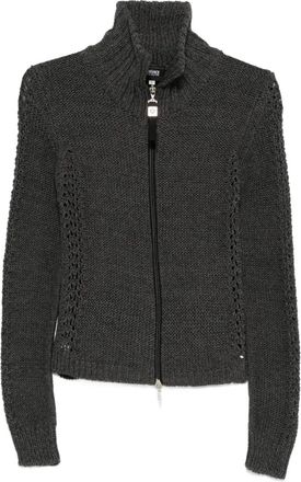Versace Giacca con zip anni 2000 - Grigio