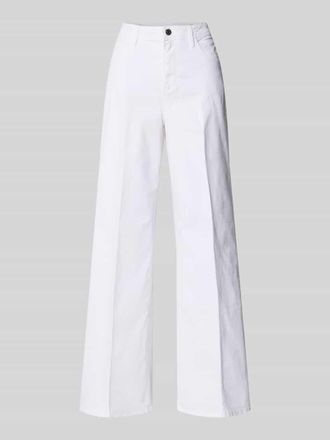 s.Oliver Red Label Wide Leg Jeans aus Baumwoll-Mix in Weiss, Gr&ouml;&szlig;e 34/30