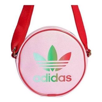 adidas (WMNS) adidas Adicolor 70s Mini Airliner Round Bag Pink Red IK4682