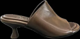 AGL Womens Slides Softy Heel In Metallic Bronze