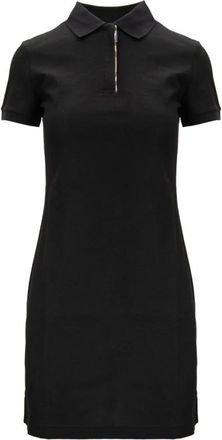 Burberry Vestido Estilo Polo - Dresses - Mujer - Negro - 2XS