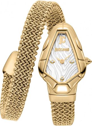 Just Cavalli Womens JC1L426M0025 Ladies Signature Snake Fiamma Watch - Gold