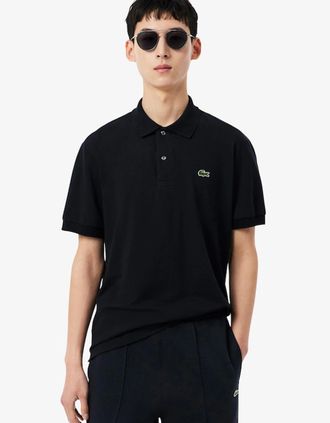 Lacoste Mens Lacoste Classic Fit L.12.12 LIGHT Polo Shirt - Black - Size: 4 medium