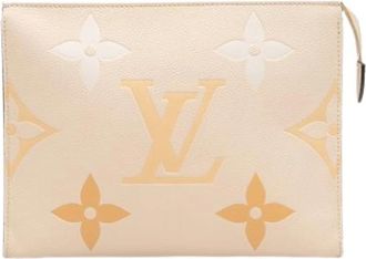 Louis Vuitton Pre-owned Clutches, female, Beige, Size: ONE SIZE Pre-owned Clutch
