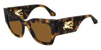 Etro 0076/S H7P/70 Womens Sunglasses Tortoiseshell Size 52