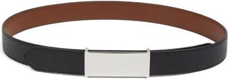 Maison Margiela Omkeerbare leren riem - Dames - Riemen - Zwart - 100 CM - Accessoires