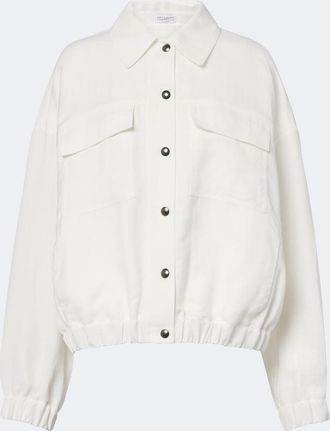 Brunello Cucinelli Single-breasted blouson jacket