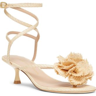 Stuart Weitzman Belize 50 Sandal in Natural. at Nordstrom Rack, Size 6.5