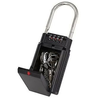OEM 1 Caja Para Llaves, Caja Negra Para Llaves Codificadas, Caja Fuerte Con Combinaci&oacute;n, Almacenamiento Seguro Para Llaves De Acceso Seleccionadas -crezuo