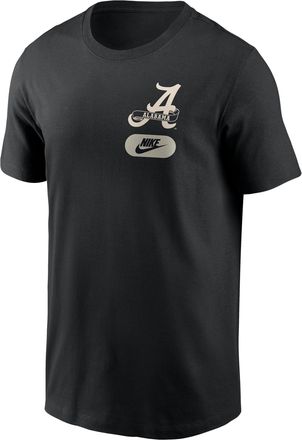 Nike Alabama 2-Hit Nike Mens College T-Shirt in Black | N19900AABV-PTJ